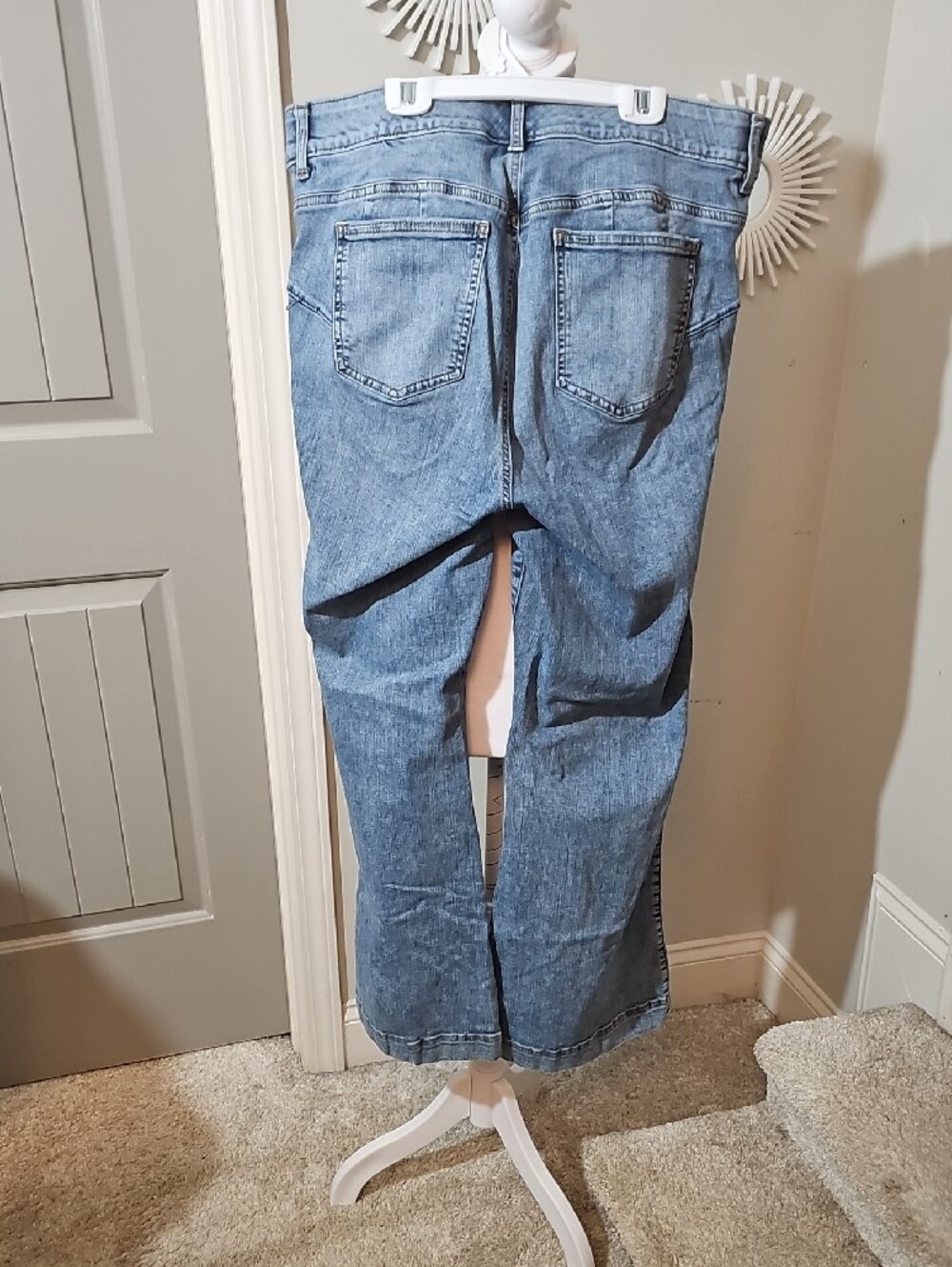 Torrid Bombshell Flare Light Blue Jeans - Picture 7 of 9